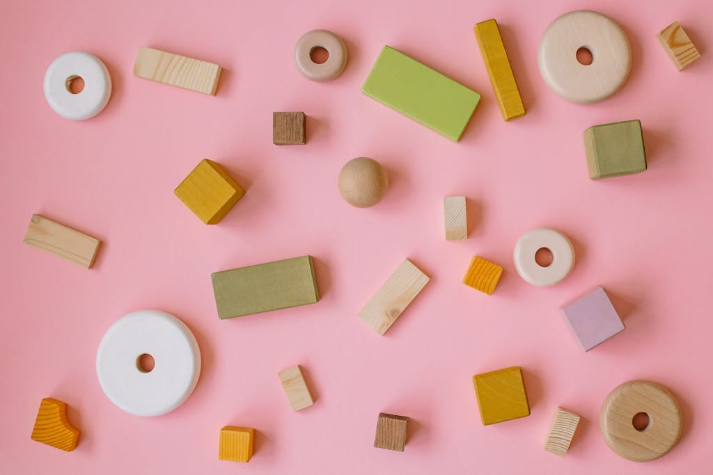 Different Shapes of a Wooden Materials